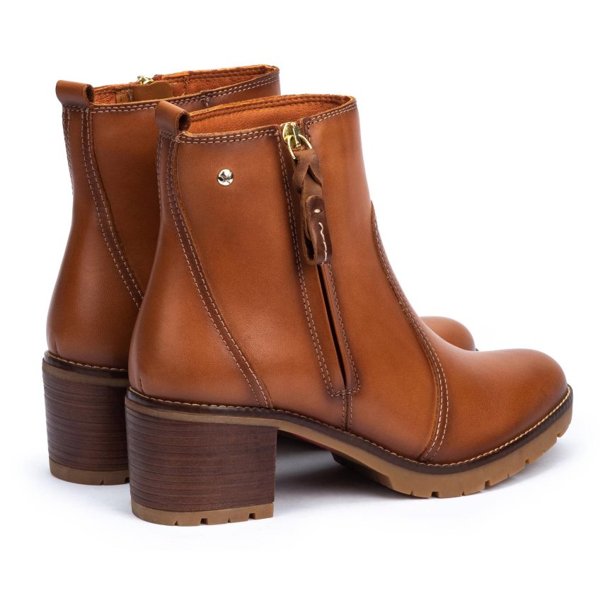 Women's Pikolinos LLANES Ankle Boots Brown | NZ I7809A1